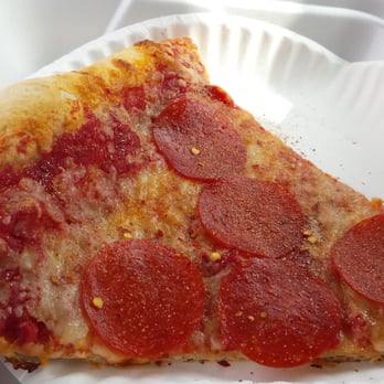Stevie V's Pizzeria - a slice of pepperoni pizza - Pizza Near Me - Lockport, New York Stevie V's Pizzeria - a slice of pepperoni pizza - Pizza Near Me - Lockport, New York