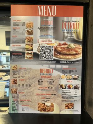 Menu photo 1 Detroit Breakfast Detroit, MI