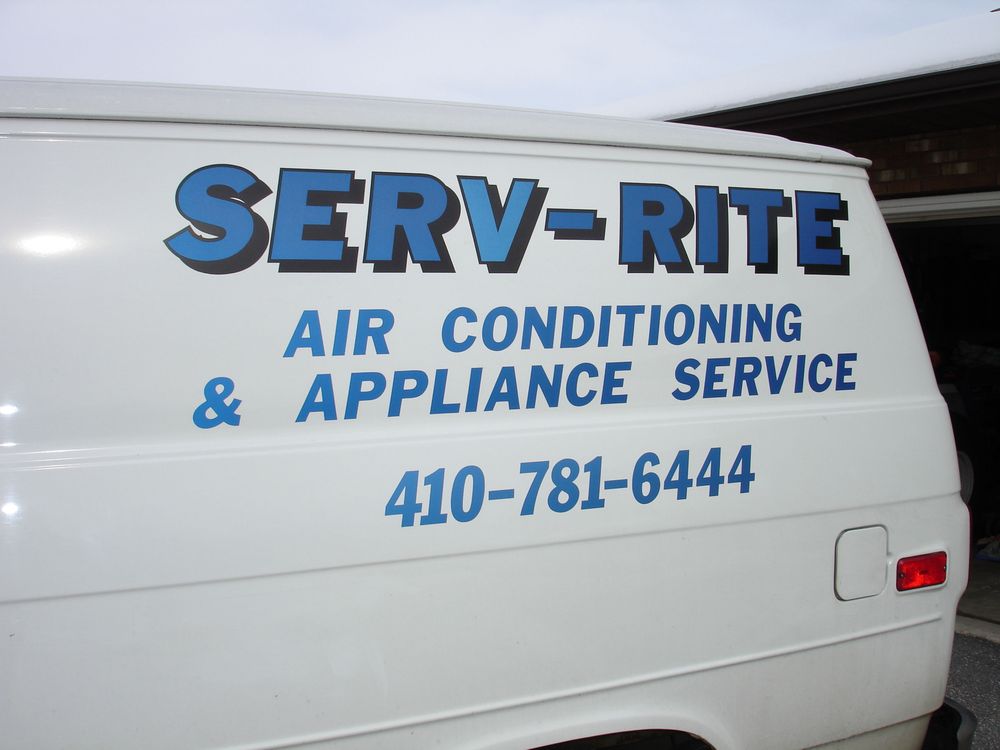 SERVRITE AIR CONDITIONING & APPLIANCE SERVICE Sykesville, Maryland