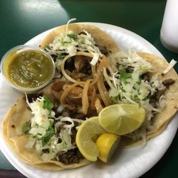 Dairy Snack Drive-in - Asada & tripas tacos.