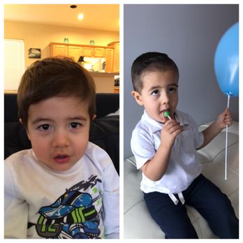Kidz Cuts By Lori - Our son's most recent transformation :) - Hair Stylists Near Me - Henderson, Nevada Kidz Cuts By Lori - Our son's most recent transformation :) - Hair Stylists Near Me - Henderson, Nevada