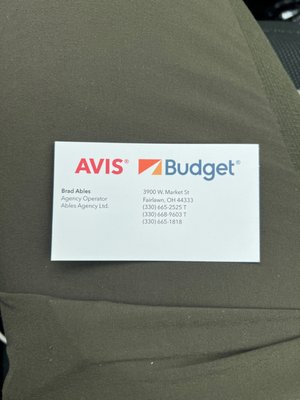 Avis Rent A Car