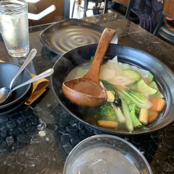 Pineapple Village - Wonton vegetable soup - Asian Fusion Near Me - Gilroy, California