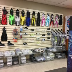 SA Scuba Shack - Fin, Mask and Snorkel Wall