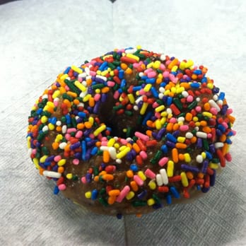 High Hill Ranch - Apple Donut with Sprinkles - Donuts Near Me - Placerville, California High Hill Ranch - Apple Donut with Sprinkles - Donuts Near Me - Placerville, California