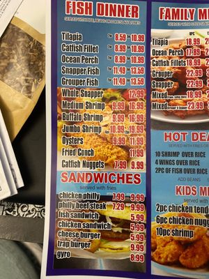 Menu photo 1 Hook Fish & Chicken West Palm Beach, FL Menu photo 1 Hook Fish & Chicken West Palm Beach, FL