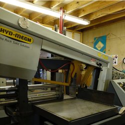 Royal Metal Industries - One of many available steel saws to cut longer pieces to a specific length.