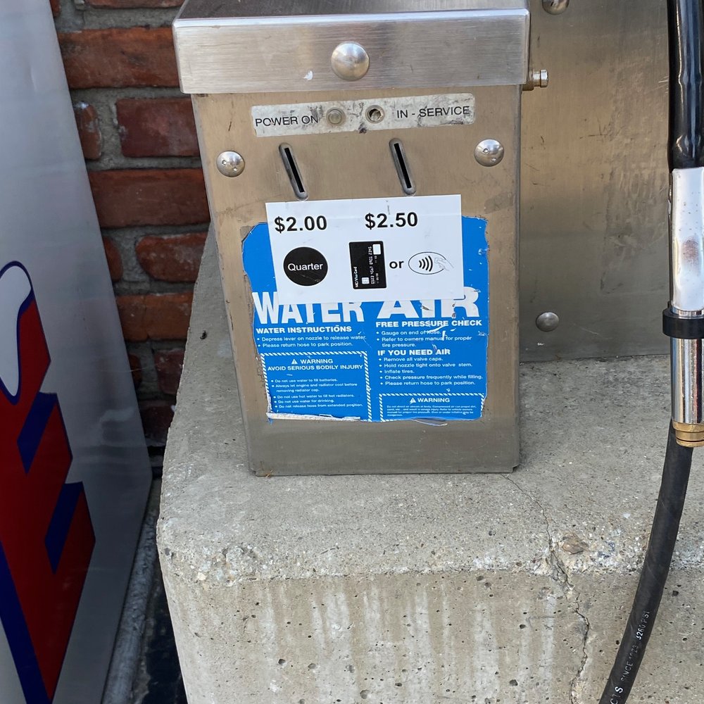 Kwik Serv - pay for air but first be sure that short black hose isn't broken - Gas Stations Near Me - Corte Madera, California Kwik Serv - pay for air but first be sure that short black hose isn't broken - Gas Stations Near Me - Corte Madera, California