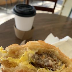 Driftaway Cafe - Sausage, Egg and Cheese Sandwich