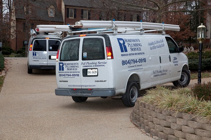 Slide of Robinson's Plumbing Service