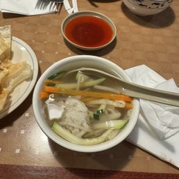 Amazing wonton soup