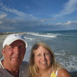 A Beach Place Realty - We love the quiet side of Topsail Beach, and this is from their pier on 8-22-25