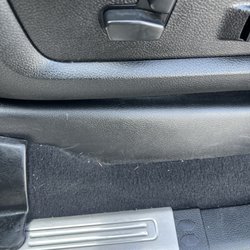 Hacienda Car Wash - Carpet not cleaned. This is what it looked like when I took it in!