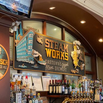 Steamworks - a view of the bar area - Pubs Near Me - Vancouver, British Columbia