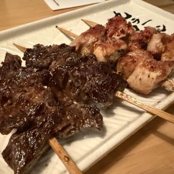 Kyuramen - Beef Skirt and Chicken Thigh Yakitori! - Ramen Near Me - Tigard, Oregon Kyuramen - Beef Skirt and Chicken Thigh Yakitori! - Ramen Near Me - Tigard, Oregon