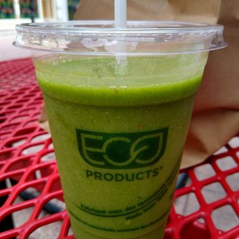 Juice Monkey Smoothie Bar - 16 oz Vita Monkey Smoothie (spinach, broccoli, pineapple, mango and banana). $6.50 but you get 40% off if you buy food. - Juice Bars & Smoothies Near Me - Ottawa, Ontario