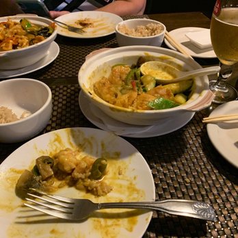 Yume Asian Bistro - Thai yellow curry with shrimp! Delicious! Plenty of food & shrimps. - Sushi Bars Near Me - Batavia, New York Yume Asian Bistro - Thai yellow curry with shrimp! Delicious! Plenty of food & shrimps. - Sushi Bars Near Me - Batavia, New York