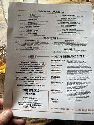 Menu photo 1 Warfield Distillery & Brewery Ketchum, ID Menu photo 1 Warfield Distillery & Brewery Ketchum, ID