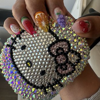 Tea Nails Bar - Feeling very fruity & summery Thank you ladies - Nail Salons Near Me - Temple City, California Tea Nails Bar - Feeling very fruity & summery Thank you ladies - Nail Salons Near Me - Temple City, California