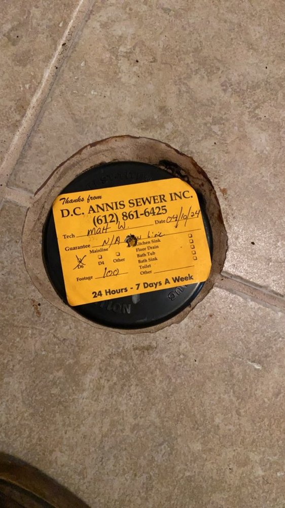 Slide of DC Annis Sewer