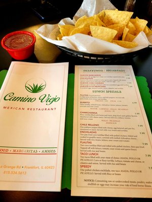 Menu photo 4 Camino Viejo Frankfort, IL