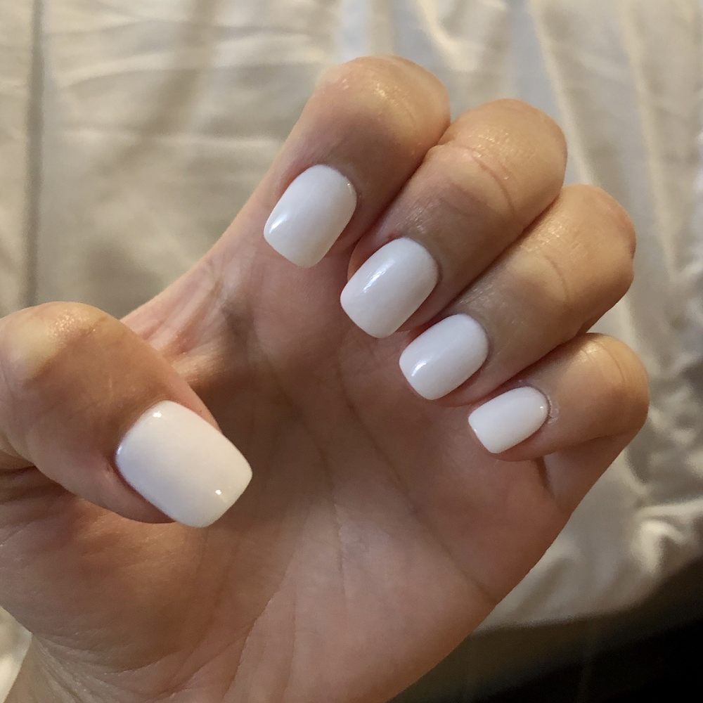 White dip on my real nails White dip on my real nails