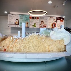 Bean Co - Heavenly Strawberry  Cheesecake Crepe