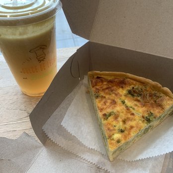 Dulce de Leche Bakery - Broccoli & Cheese Quiche Sweet Dreams Fresh Juice - Bakeries Near Me - Jersey City, New Jersey Dulce de Leche Bakery - Broccoli & Cheese Quiche Sweet Dreams Fresh Juice - Bakeries Near Me - Jersey City, New Jersey
