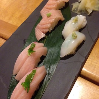 Octopus Garden - Hamachi, Tuna O-Toro, ika nigiri - Japanese Near Me - Vancouver, British Columbia
