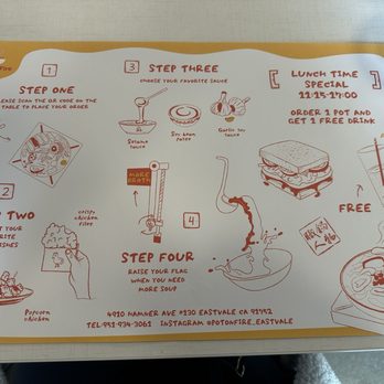 Pot On Fire - Placemat - Hot Pot Near Me - Eastvale, California Pot On Fire - Placemat - Hot Pot Near Me - Eastvale, California