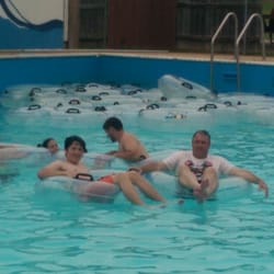 Splash Kingdom Waterpark - The Wave Pool is always fun!