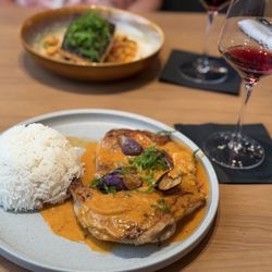 Half chicken entree