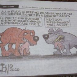 Mountain Xpress - Disgustingly cartoon ran in the Mountain Xpress