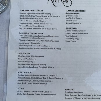 Anton's - Menu - American Near Me - New York, New York Anton's - Menu - American Near Me - New York, New York