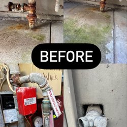 All About Fire Sprinklers - Before photos of the Jobsite