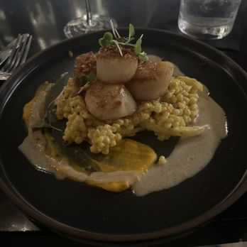 Luciano's Cucina Italiana - Scallops with couscous - Italian Near Me - Akron, Ohio Luciano's Cucina Italiana - Scallops with couscous - Italian Near Me - Akron, Ohio
