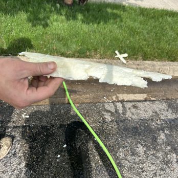 SmartLevel Concrete - This is a small representation of what removed from the drain line itself. - Masonry/Concrete Near Me - Lewis Center, Ohio