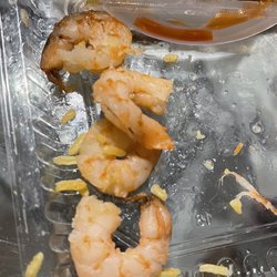 Panda Chinese Restaurant - Uncleaned shrimp!