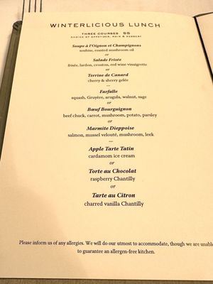 Menu photo 5 Auberge du Pommier Toronto, ON