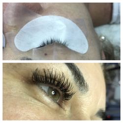 Pretty Woman On The Beach - Eyelash extensions