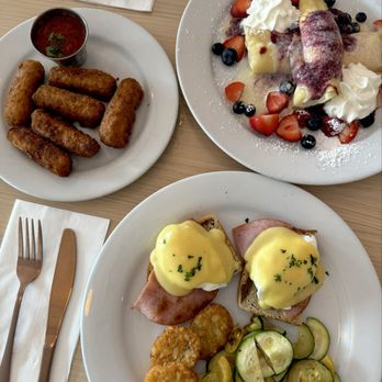 Milkstand - Eggs Benedict, berry cheesecake crepes, Mozzarella Sticks Lunch - Breakfast & Brunch Near Me - Ithaca, New York Milkstand - Eggs Benedict, berry cheesecake crepes, Mozzarella Sticks Lunch - Breakfast & Brunch Near Me - Ithaca, New York