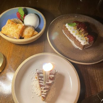 Verse - Puff pastry, olive oil cake, and birthday treat - Seafood Near Me - Toluca Lake, California Verse - Puff pastry, olive oil cake, and birthday treat - Seafood Near Me - Toluca Lake, California