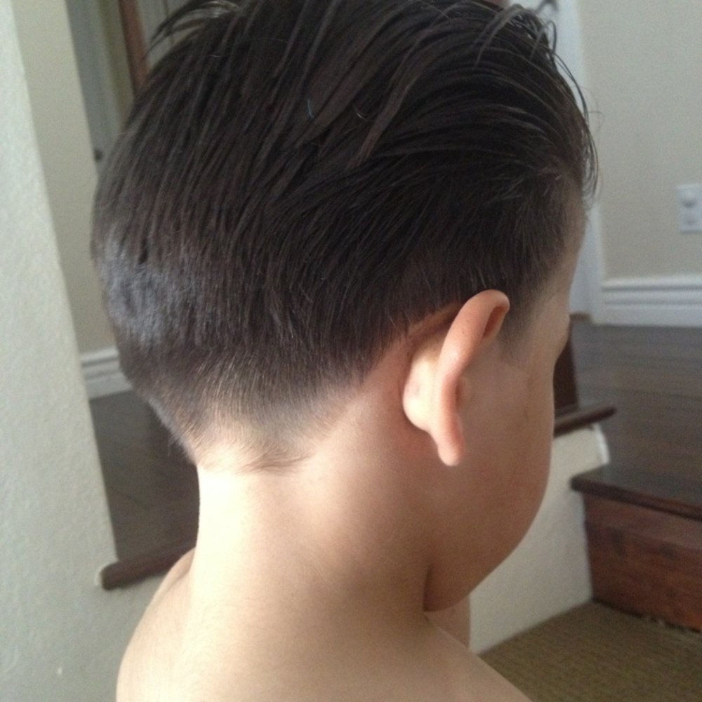 Stachehouse Barbershop - Little mans first trip to the barber! Went in scared, left with a smile;) - Barbers Near Me - Oxnard, California Stachehouse Barbershop - Little mans first trip to the barber! Went in scared, left with a smile;) - Barbers Near Me - Oxnard, California