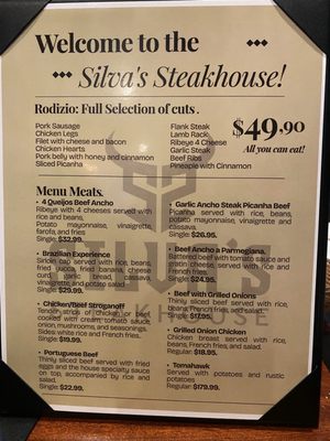 Menu photo 3 Silva’s Steakhouse San Jose, CA Menu photo 3 Silva’s Steakhouse San Jose, CA