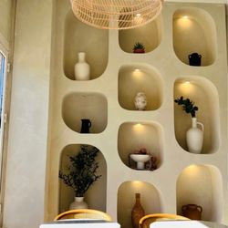 Nubar Cafe - Really love this design throughout the cafe, adds a really nice aesthetic and overall great atmosphere!