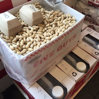 Five Guys - Mad peanuts - Burgers Near Me - Randolph, Massachusetts