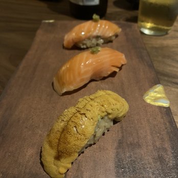 Akikos - Uni and salmon nigiri - Sushi Bars Near Me - San Francisco, California Akikos - Uni and salmon nigiri - Sushi Bars Near Me - San Francisco, California