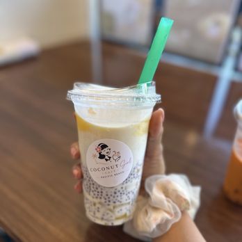 Coconut Girl Cafe - Coconut sago drink - Thai Near Me - San Diego, California Coconut Girl Cafe - Coconut sago drink - Thai Near Me - San Diego, California
