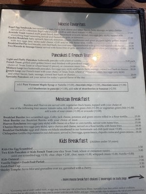 Menu photo 3 Blue Moose Restaurant Breckenridge, CO Menu photo 3 Blue Moose Restaurant Breckenridge, CO