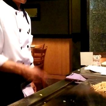 Wasabi - No hands. Just spatula to toss egg into his chef hat. More entertainment - Japanese Near Me - Elk Grove, California Wasabi - No hands. Just spatula to toss egg into his chef hat. More entertainment - Japanese Near Me - Elk Grove, California